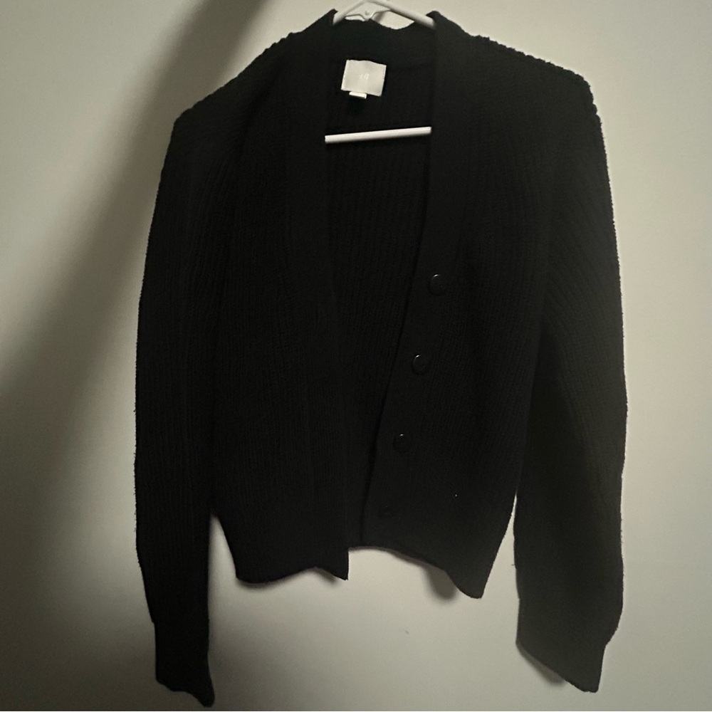 H&M Black Knit Cardigan